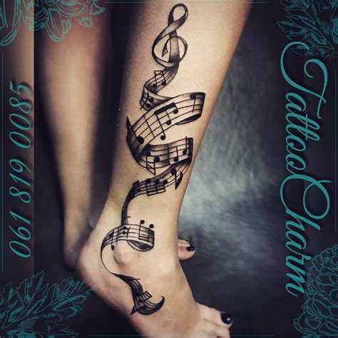 music tattoos for ladies